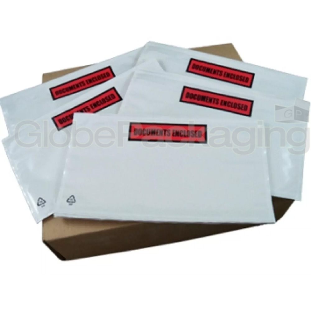 5000 x DL PRINTED DOCUMENT ENCLOSED WALLETS 230x110mm